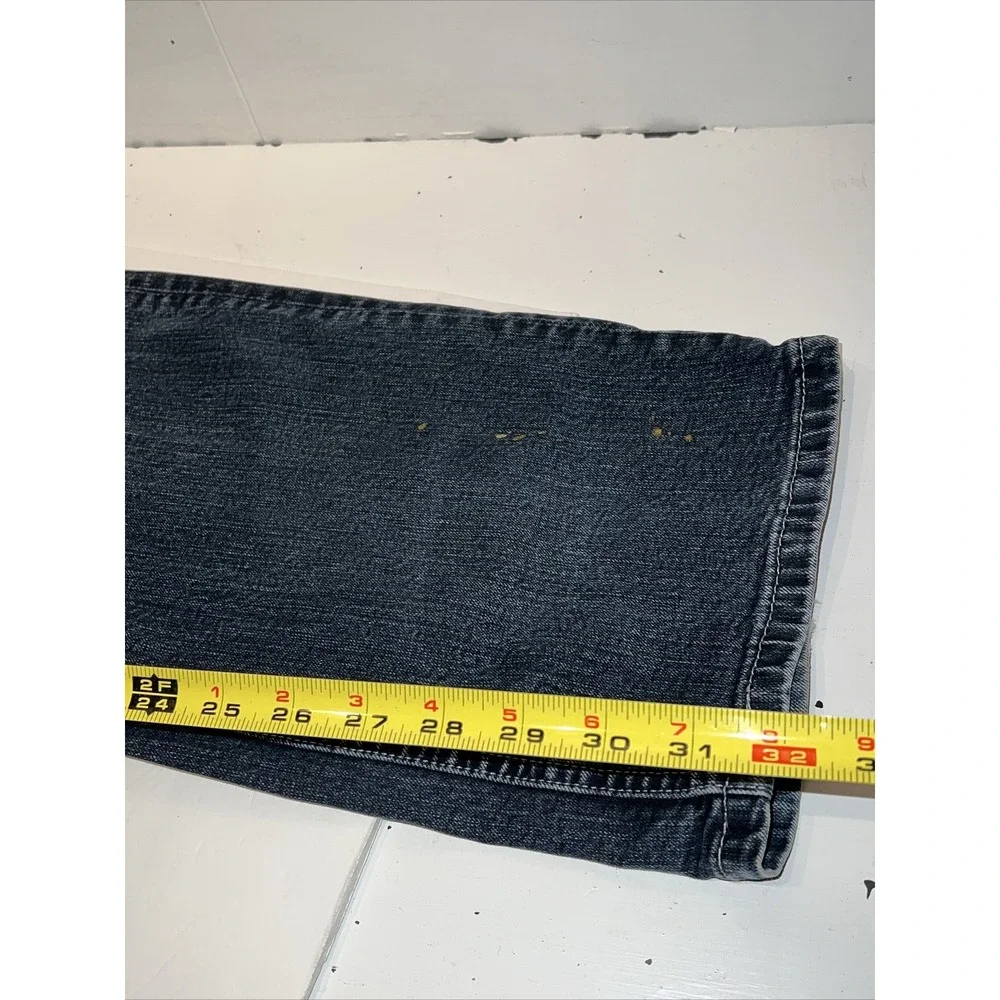 Levi's 42 x 32 559‎ Relaxed Straight Blue Dark  Wash Denim Jeans